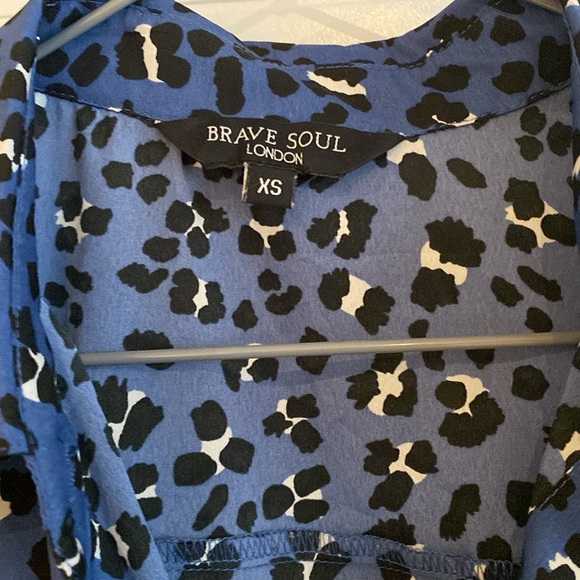ASOS Animal Print Top - Brand: Brave Soul - Picture 2 of 3